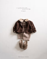 ［anggo］Cake check blouse