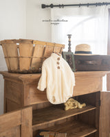 ［anggo］Cream button rompers