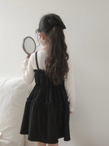 Shirring flare one-piece