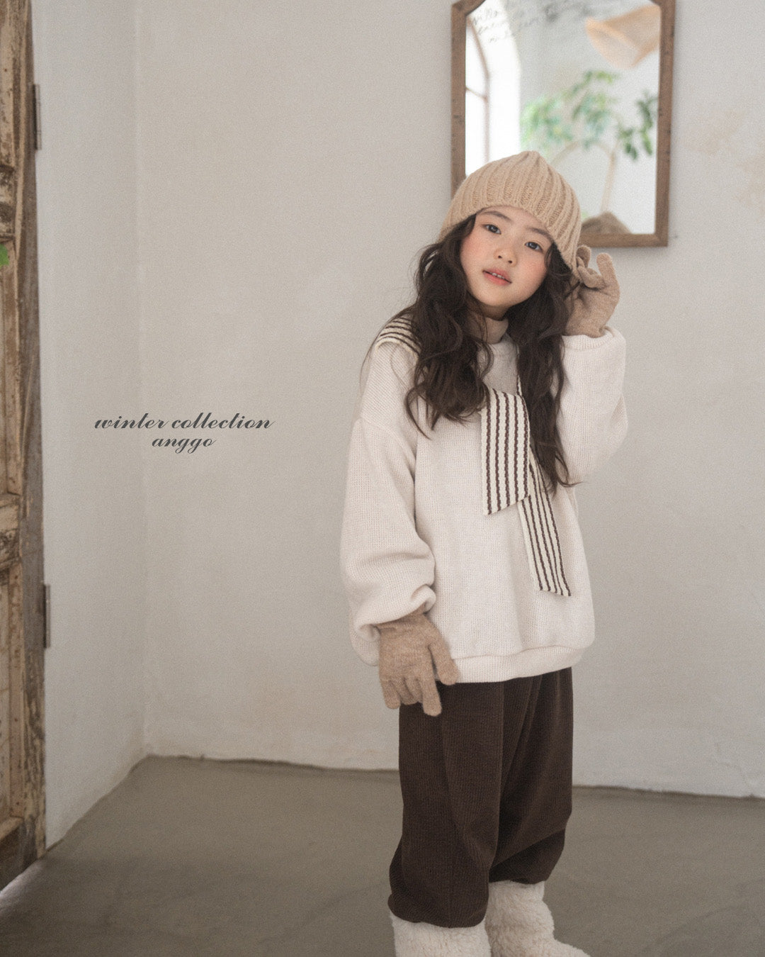 ［anggo］Anggo knit mitten