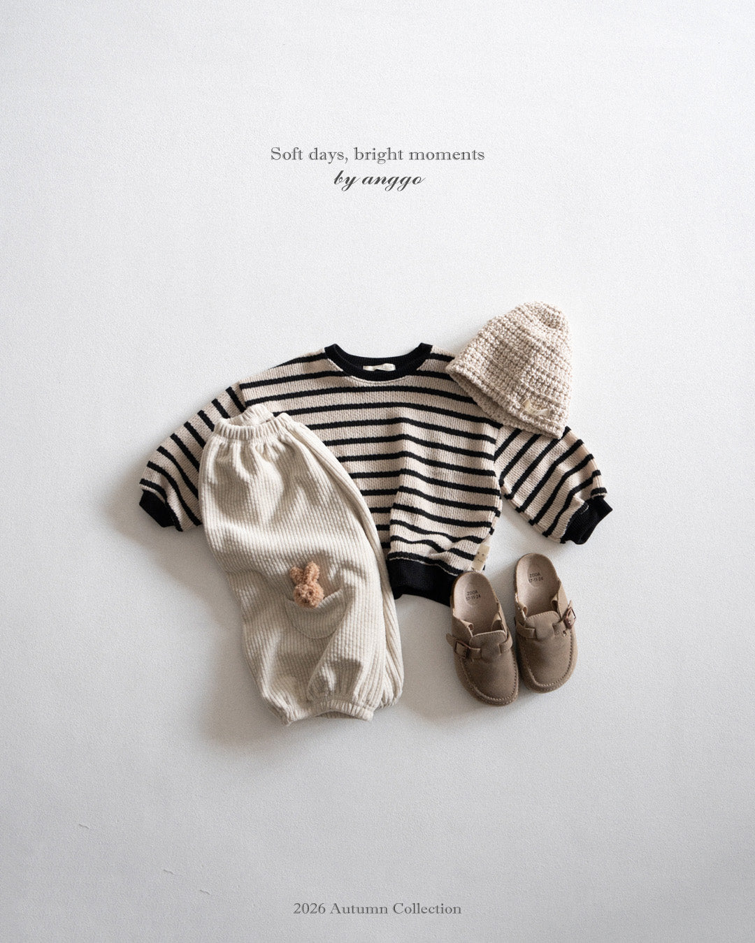 ［anggo］Tiramisu stripe mtm