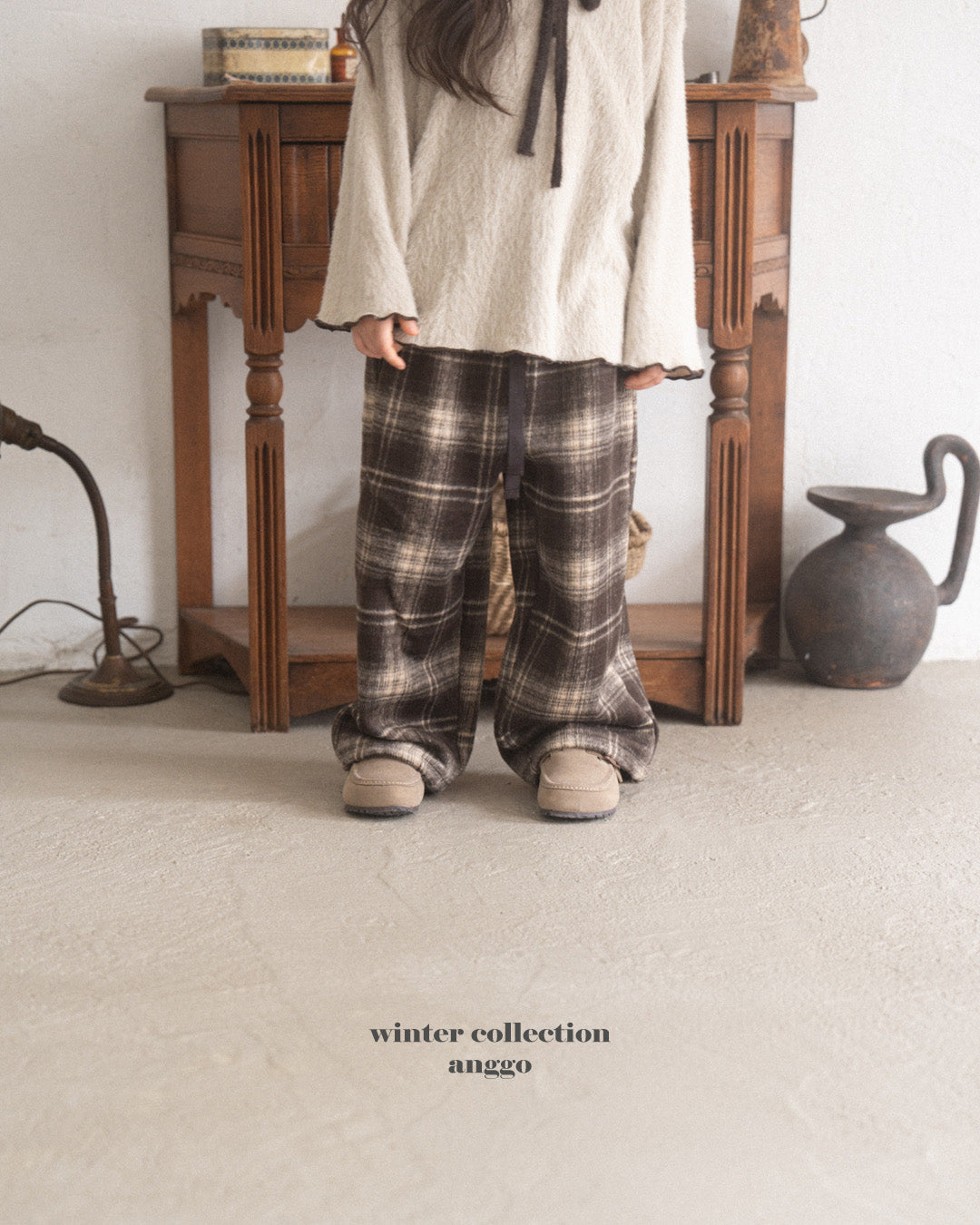 ［anggo］Chex pants