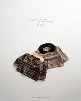 ［anggo］Cake check blouse