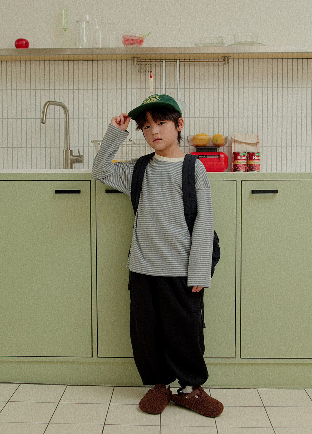 [whitesketchbook] Pippi stripe warm tee