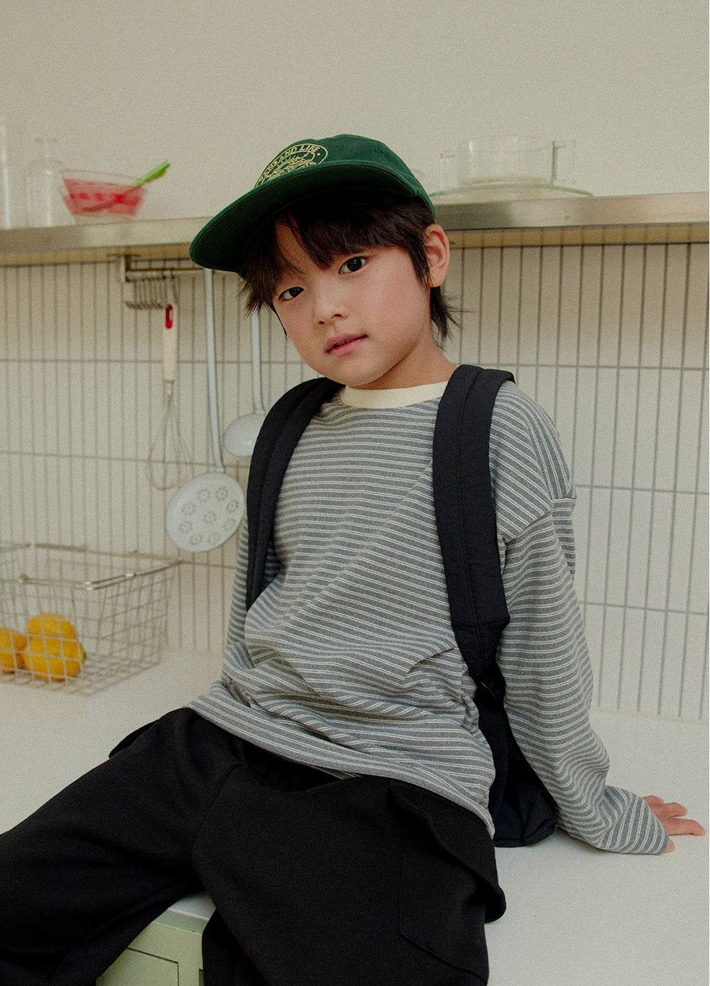 [whitesketchbook] Pippi stripe warm tee
