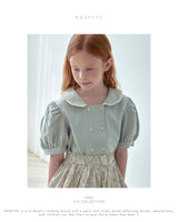［ROSETTE］Milk tea blouse