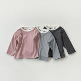 [whitesketchbook] Pippi stripe warm tee