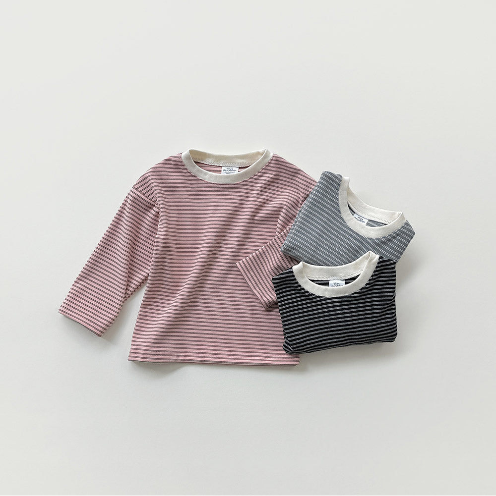 [whitesketchbook] Pippi stripe warm tee