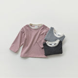 [whitesketchbook] Pippi stripe warm tee