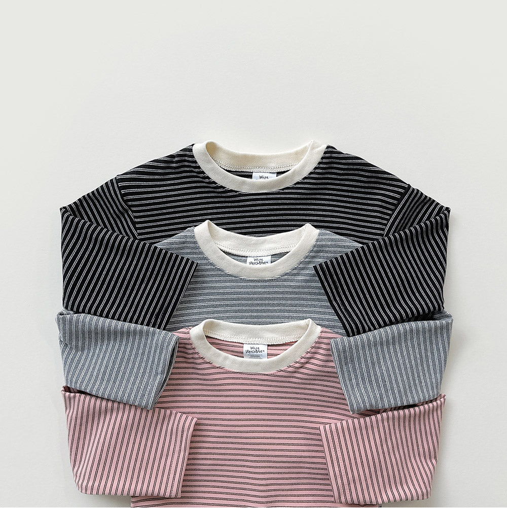 [whitesketchbook] Pippi stripe warm tee