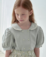 ［ROSETTE］Milk tea blouse