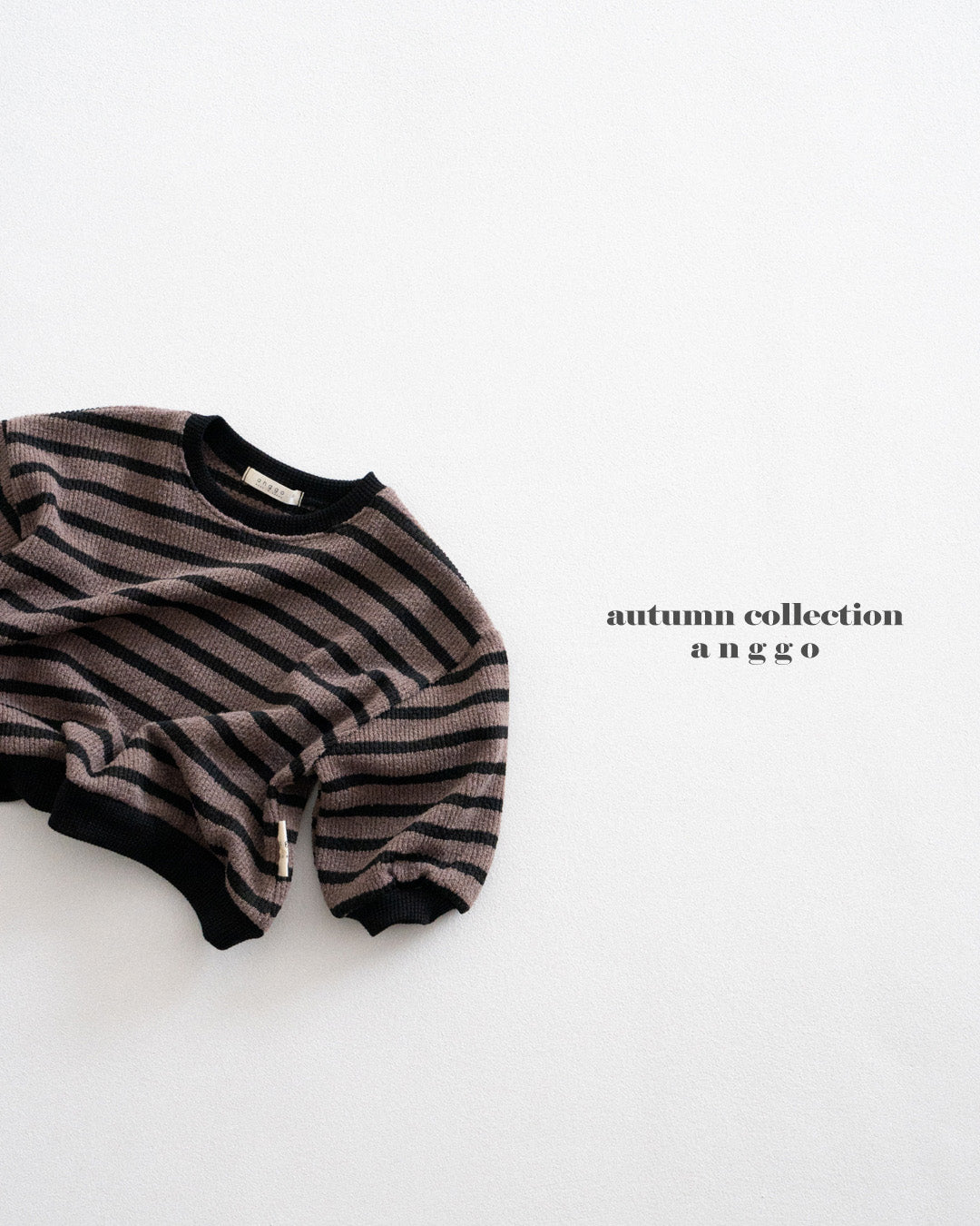 ［anggo］Tiramisu stripe mtm
