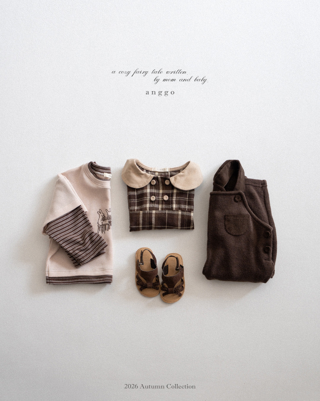 ［anggo］Cake check blouse