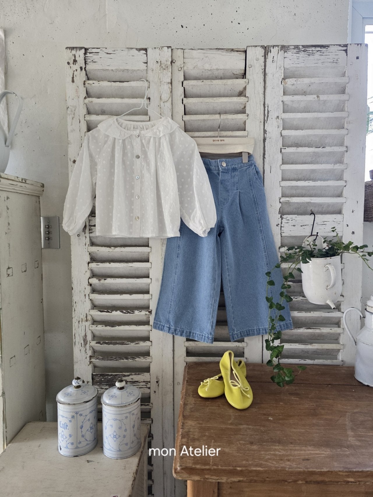 ［mon Atelier］Bien denim pants