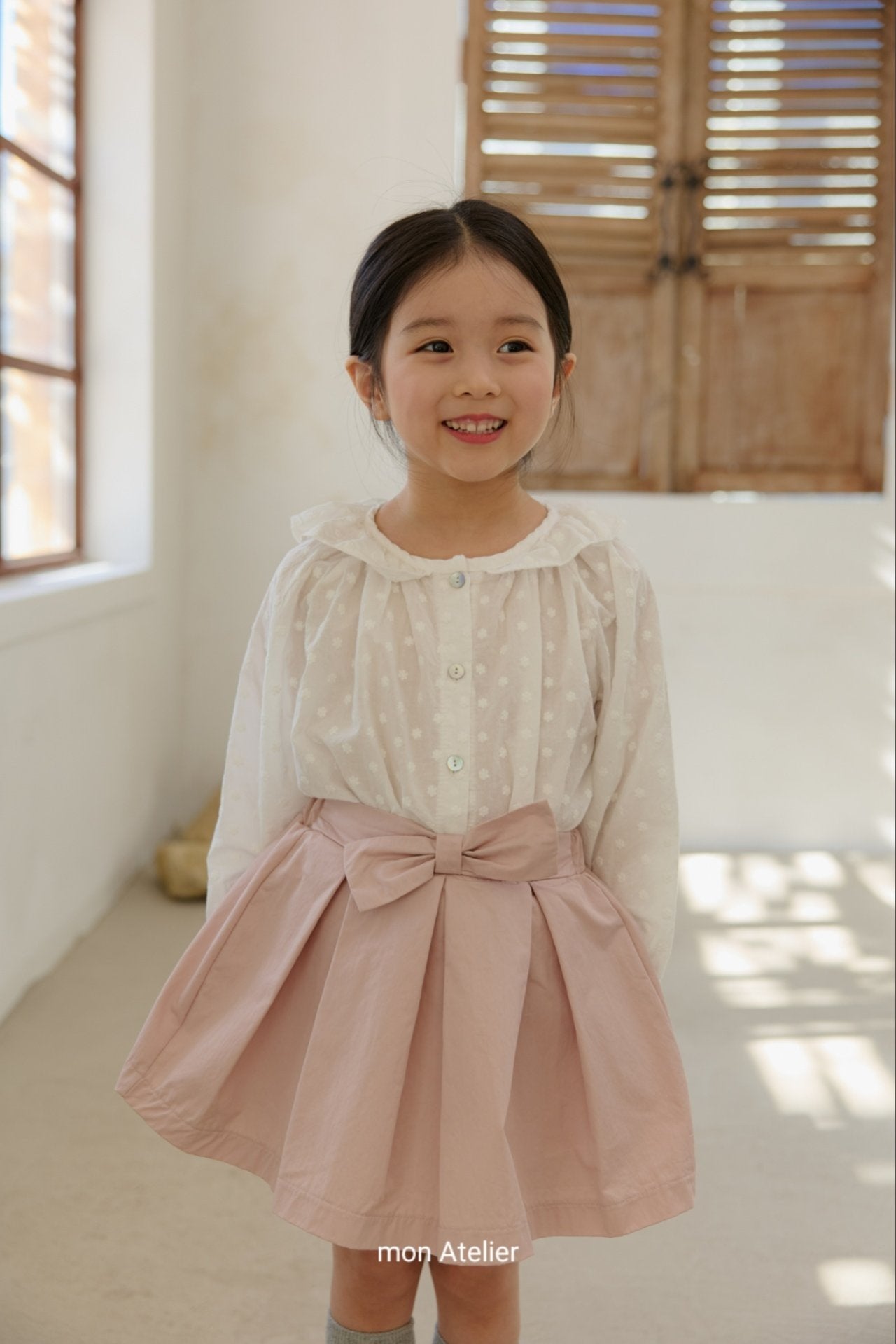 ［mon Atelier］Ribbon skirt