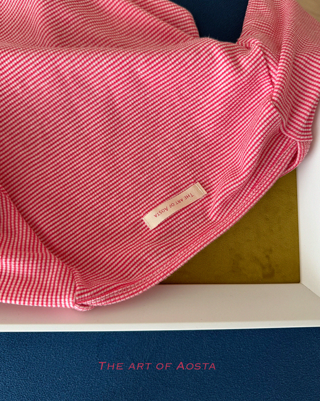 ［Aosta］Boat Neck Tee