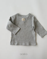 ［Aosta］Cookie Stripe Tee