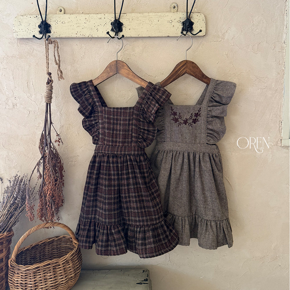 [OREN] Solen suspender dress