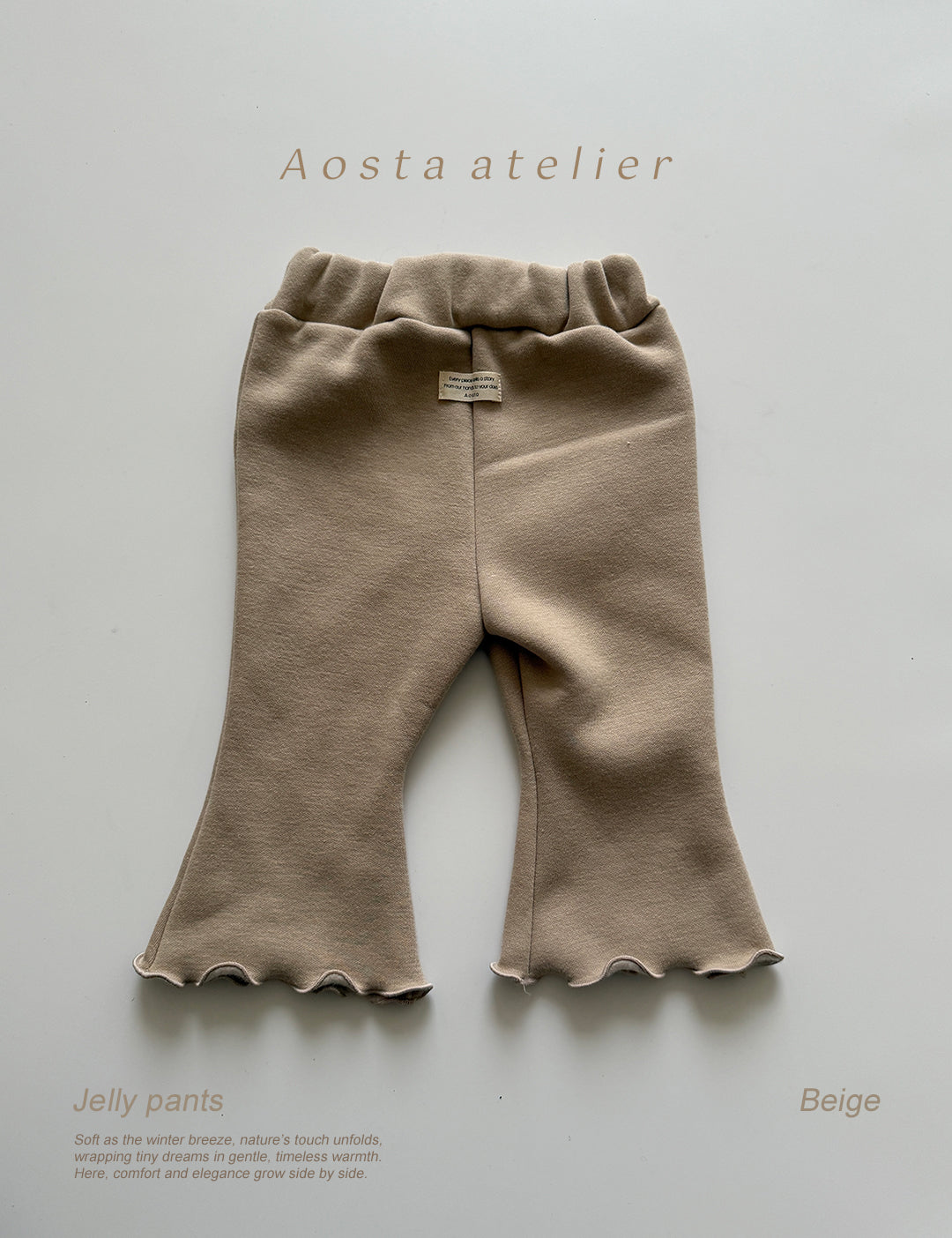 ［Aosta］Jelly pants