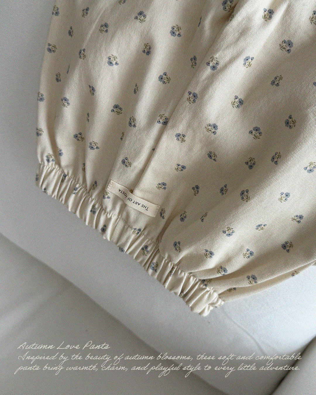 ［Aosta］Love Flower Pants