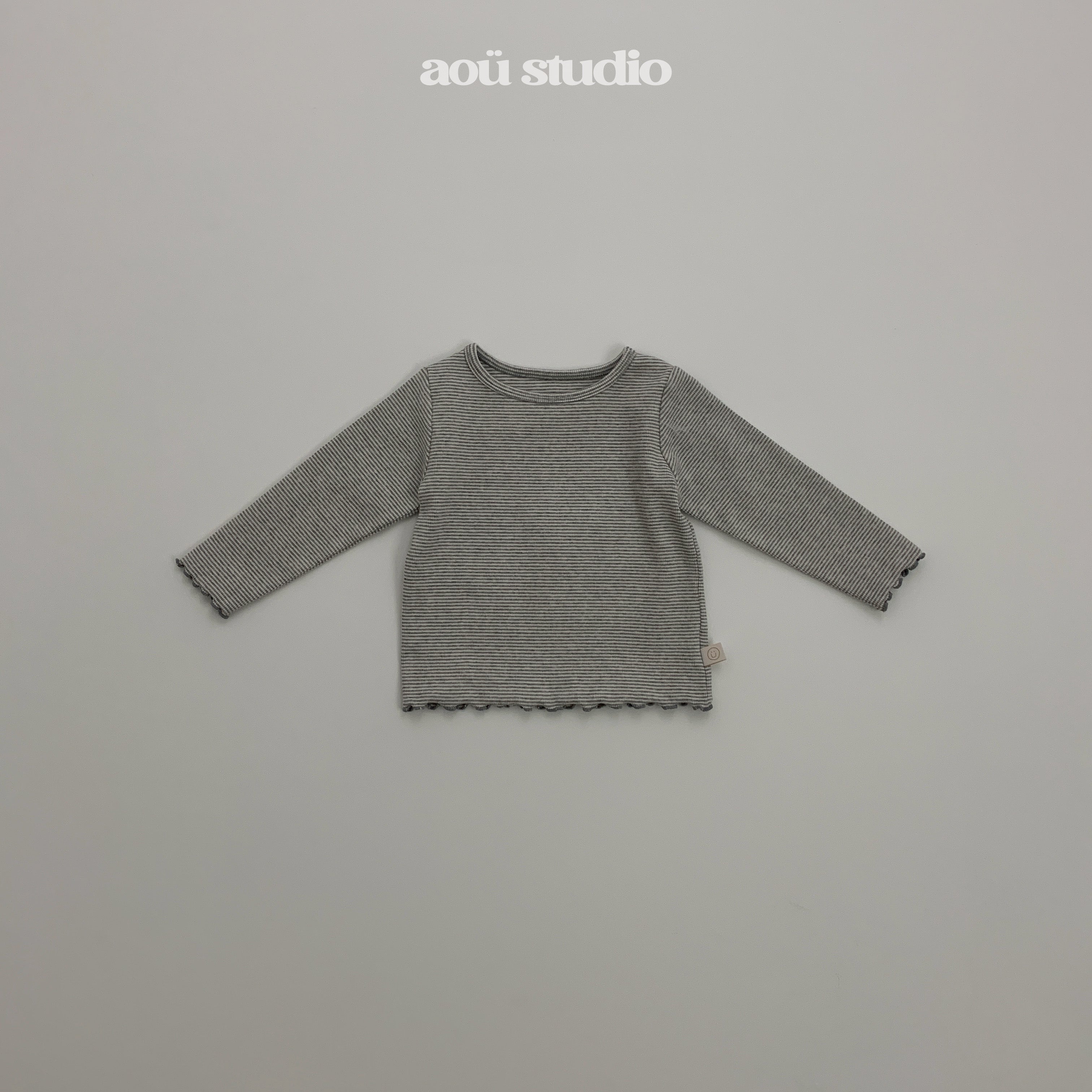 ［aou studio］Joy stripe mellow tops