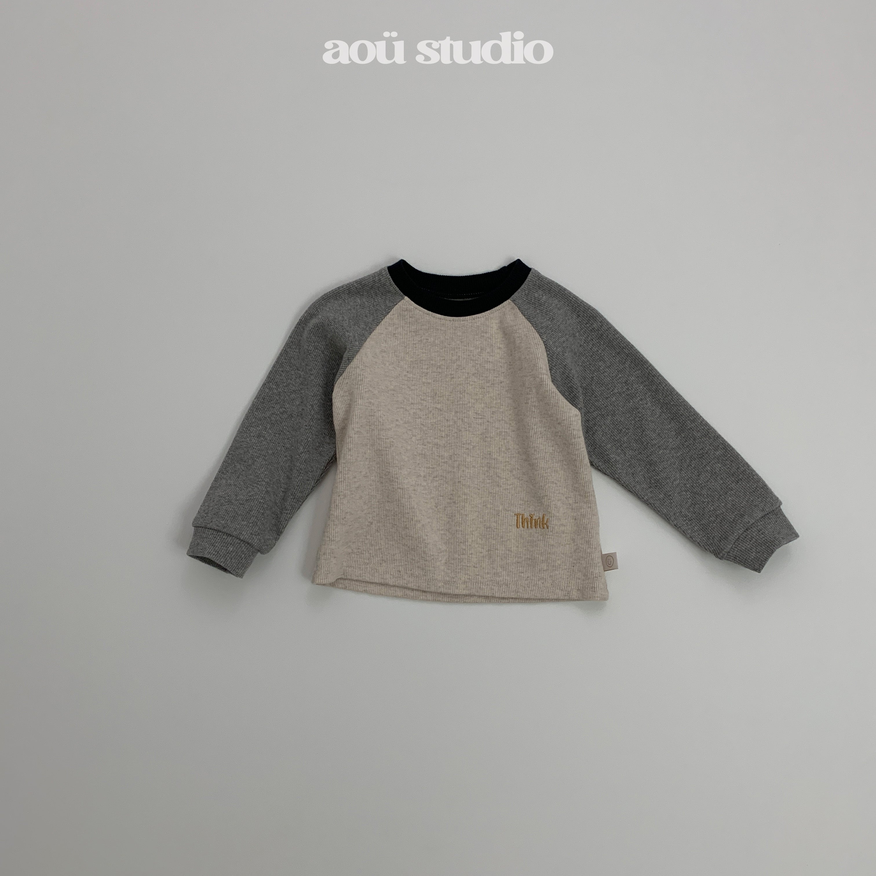 ［aou studio］Think raglan tee