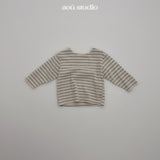 ［aou studio］French stripe tee