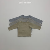 ［aou studio］Joy stripe mellow tops