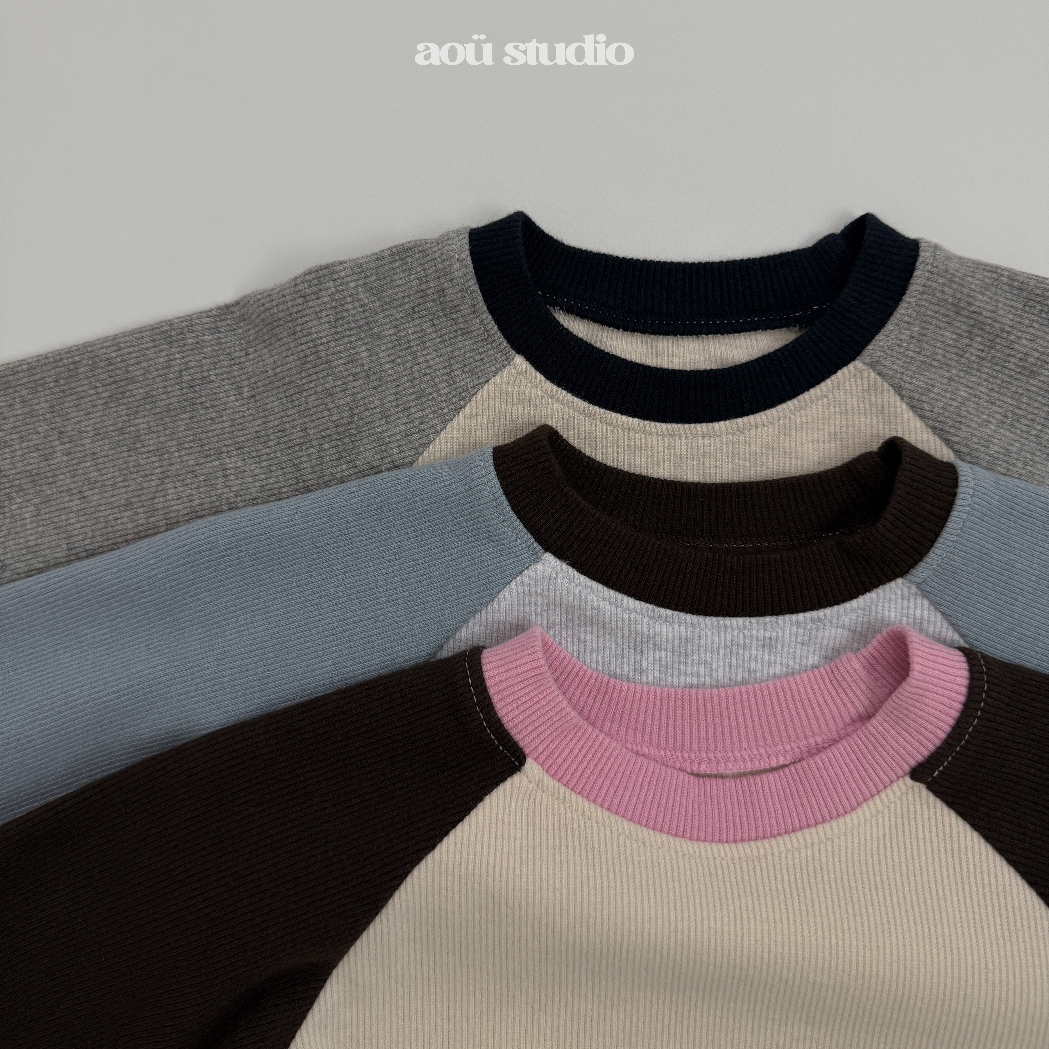 ［aou studio］Think raglan tee