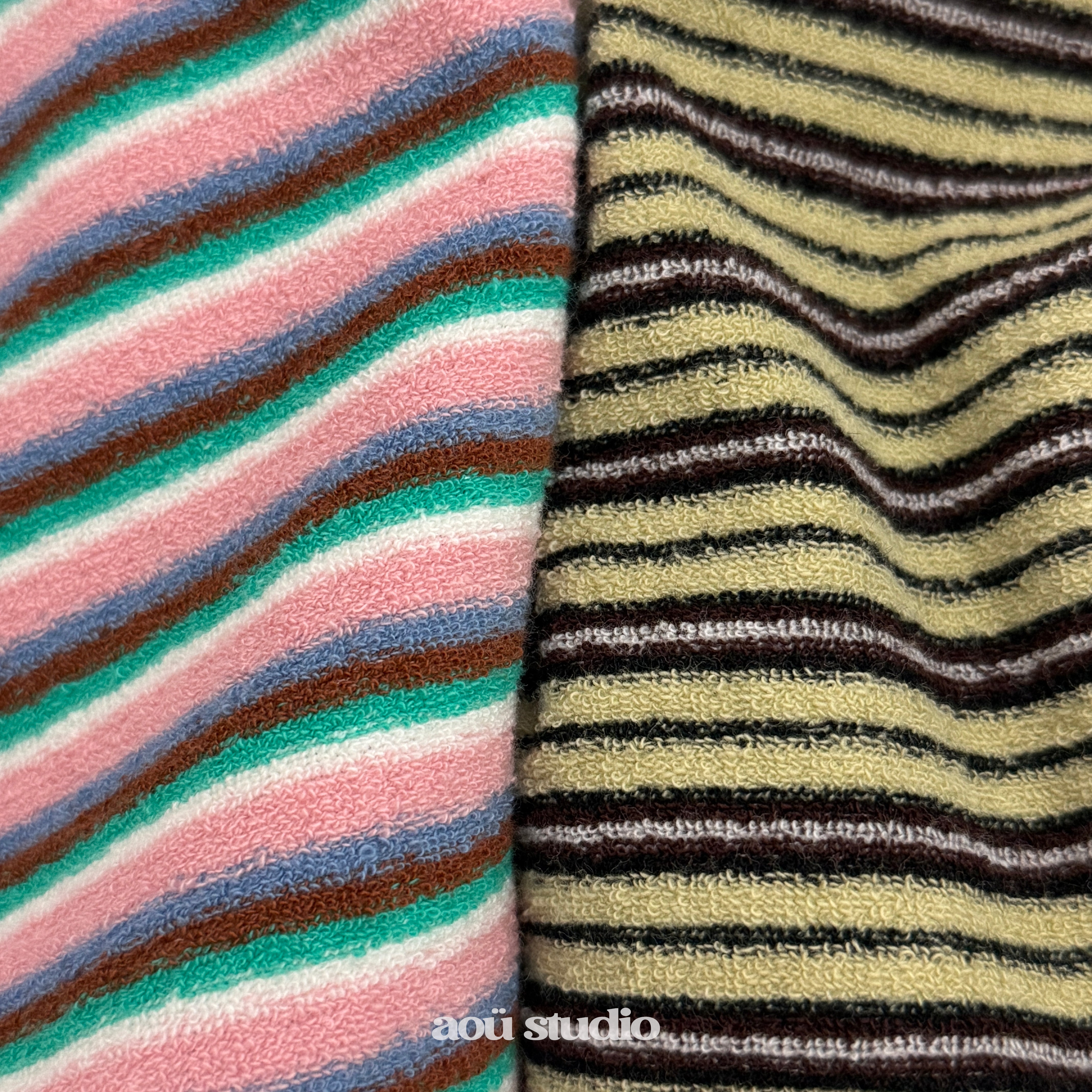 ［aou studio］Kiko stripe vest