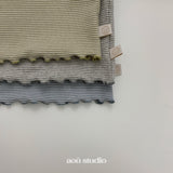 ［aou studio］Joy stripe mellow tops