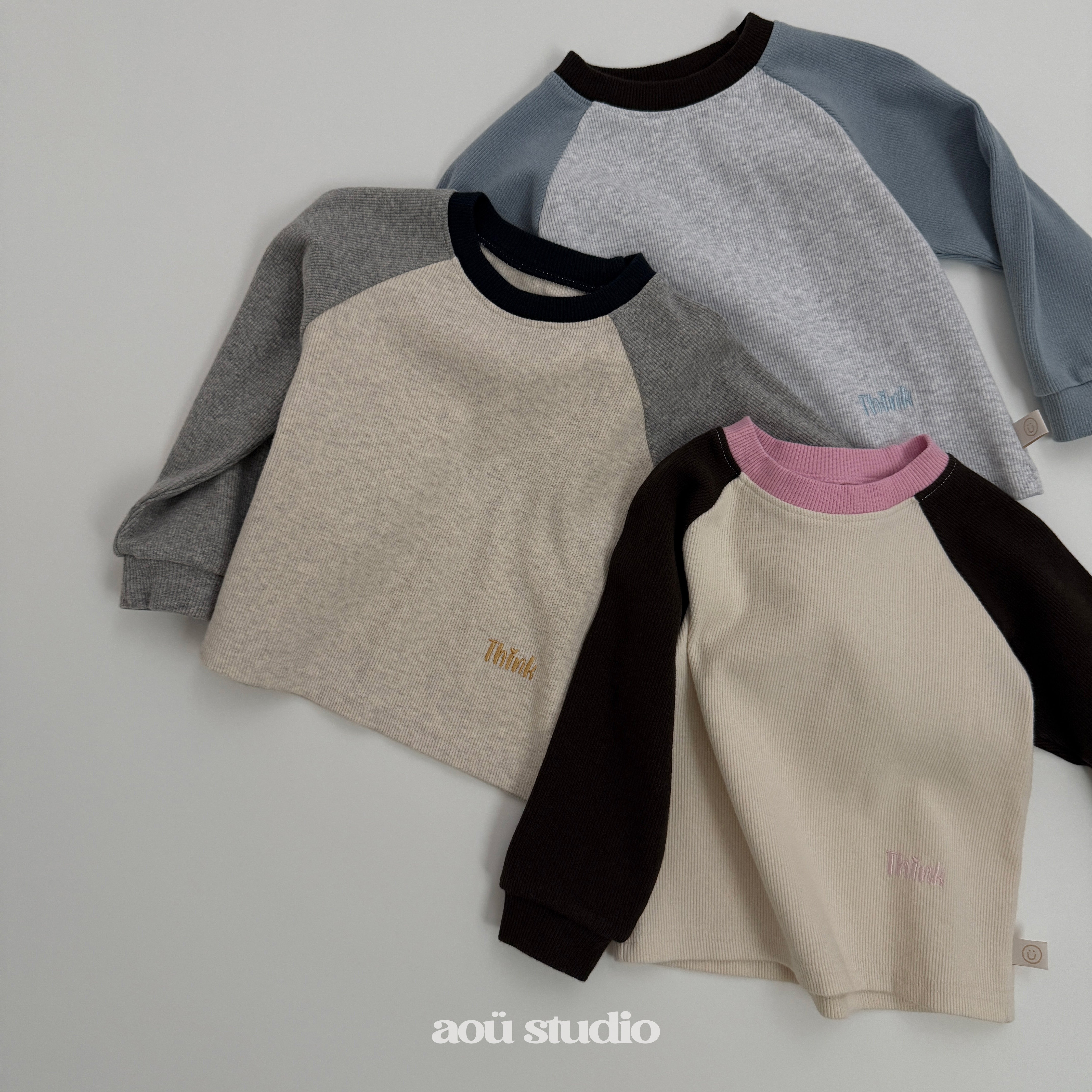 ［aou studio］Think raglan tee
