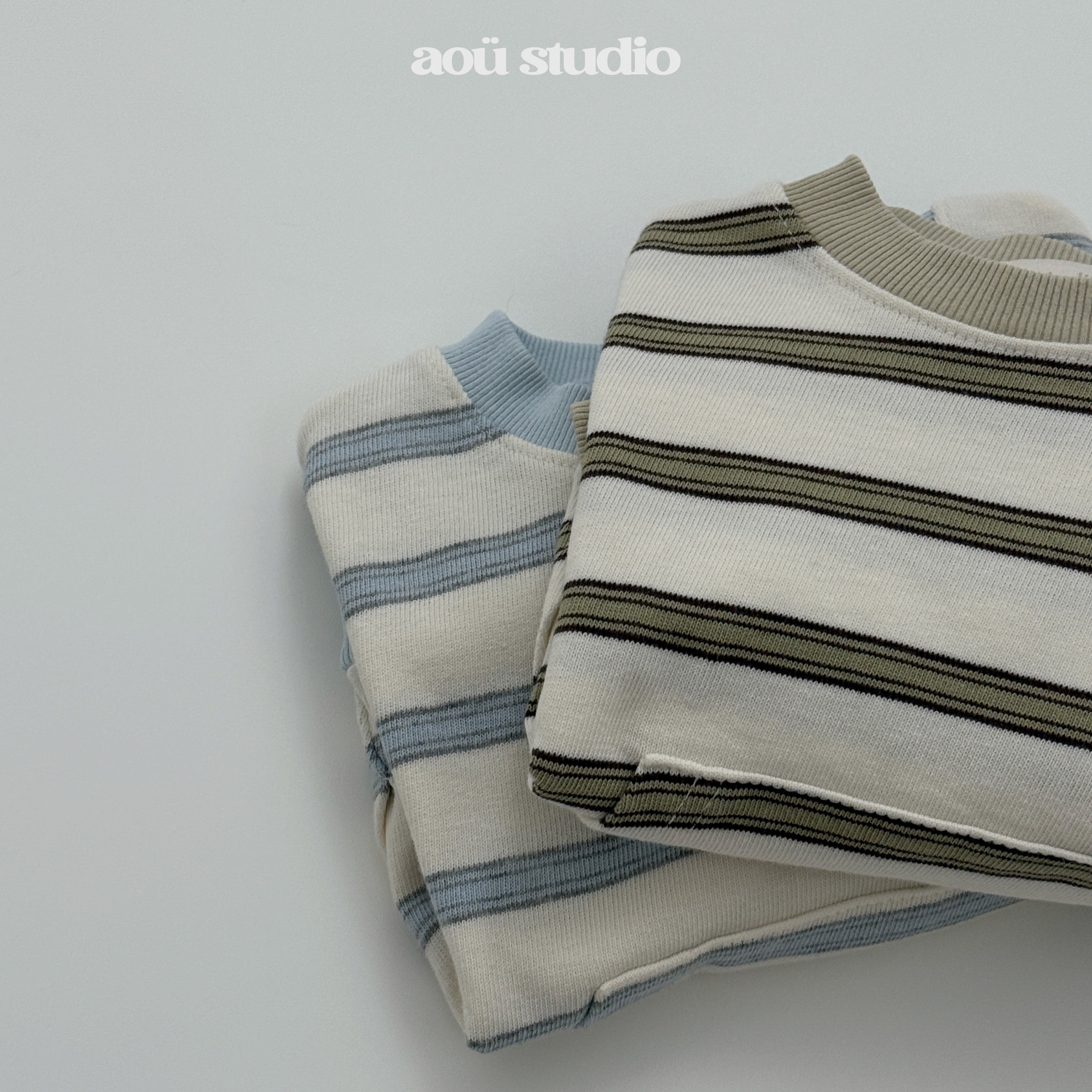 ［aou studio］Day stripe mtm