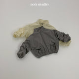 ［aou studio］Shirring windbreaker