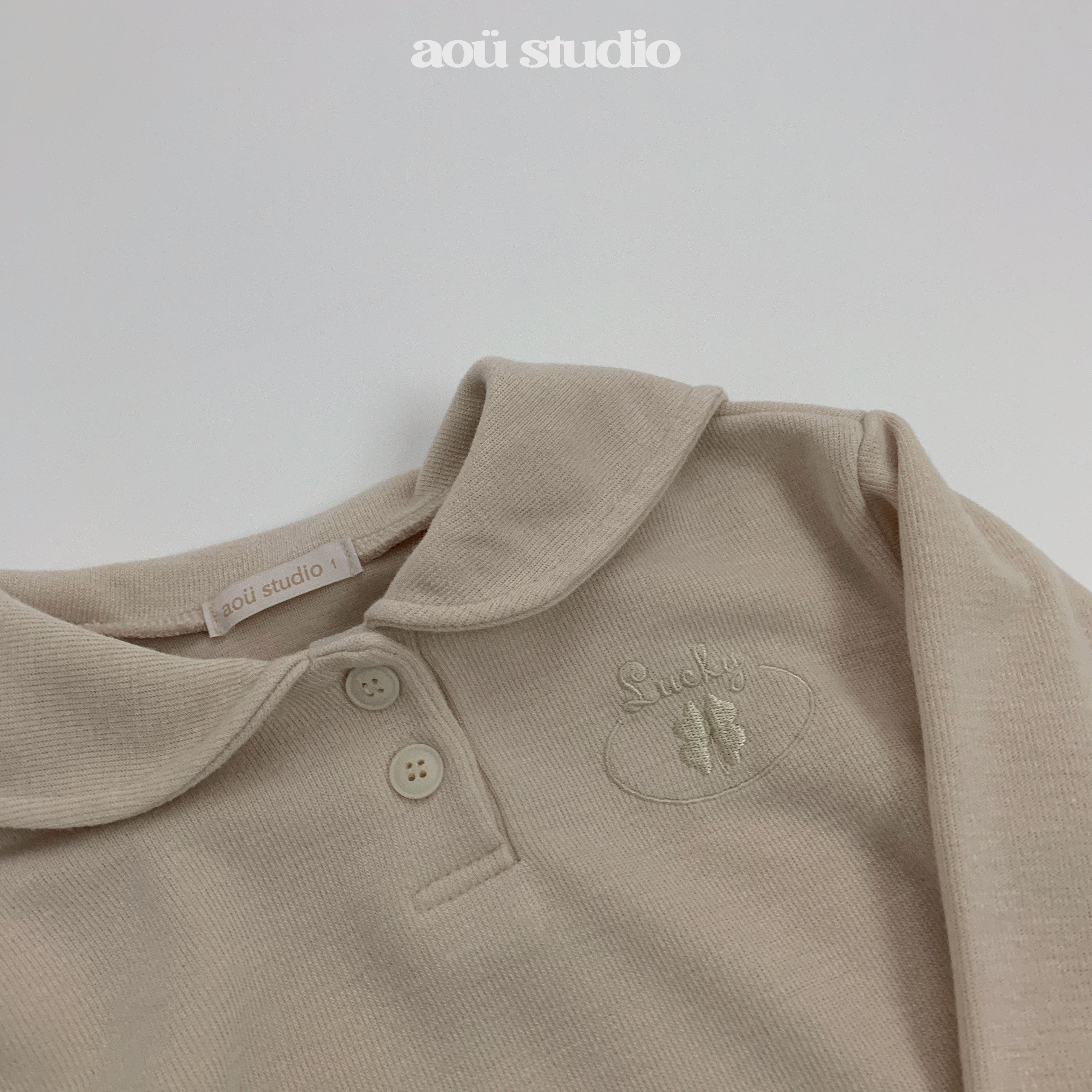 ［aou studio］Lucky clover sailor tops