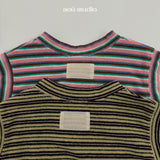 ［aou studio］Kiko stripe vest