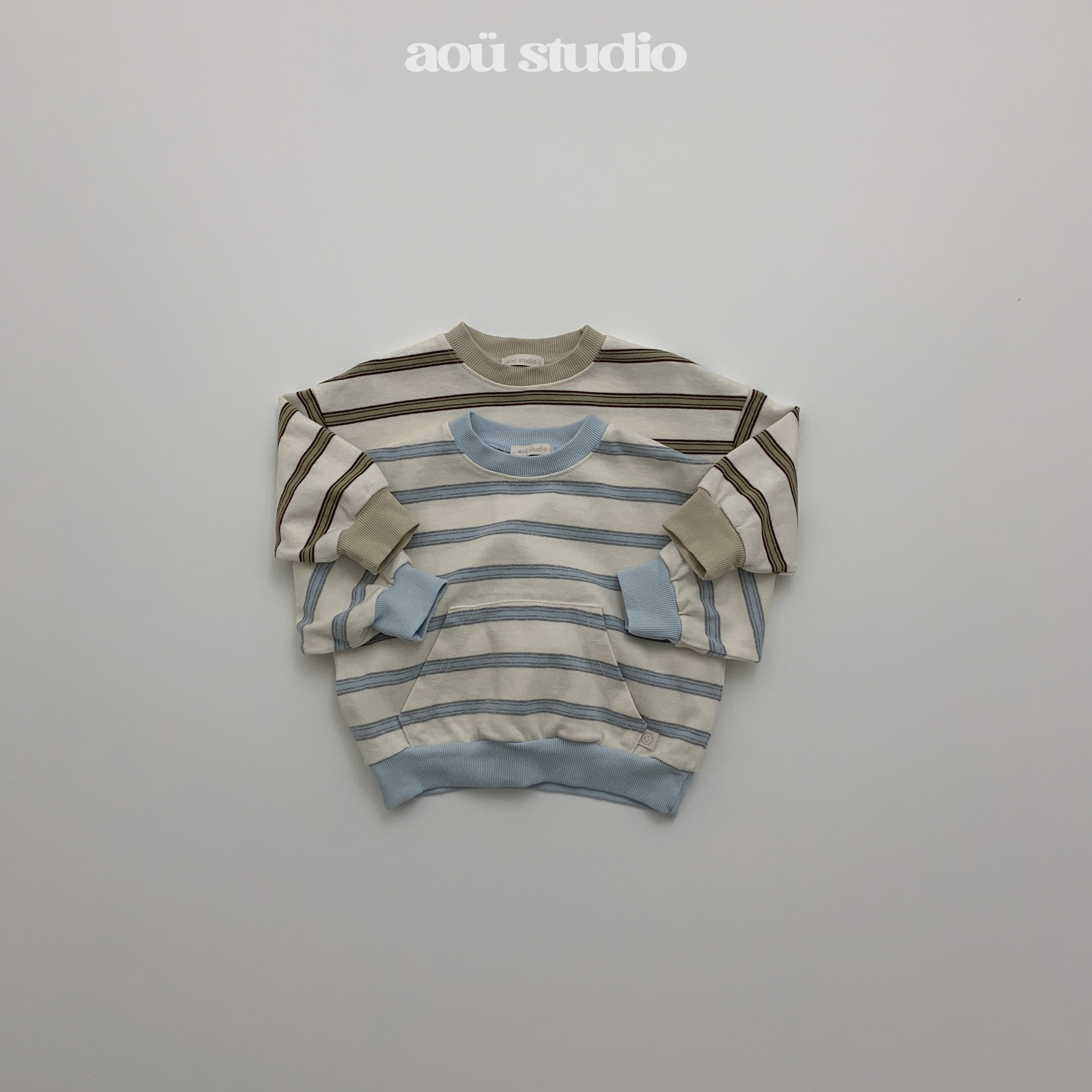 ［aou studio］Day stripe mtm