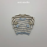 ［aou studio］Day stripe mtm