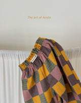 ［Aosta］Patchwork Pants