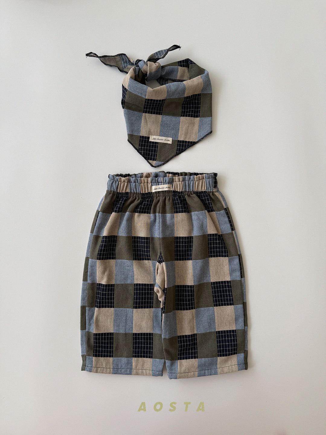 ［Aosta］Patchwork Pants