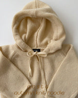 ［Aosta］Knit Cookie Hoodie