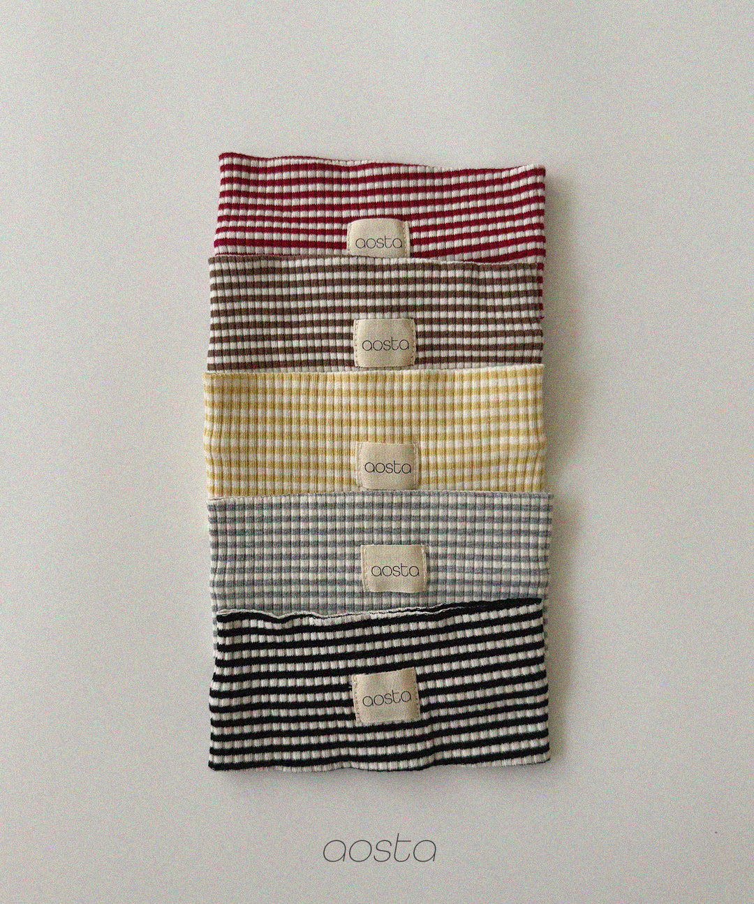 ［Aosta］Cookie Stripe Headband