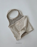 ［Aosta］Choco Chip Halter Neck