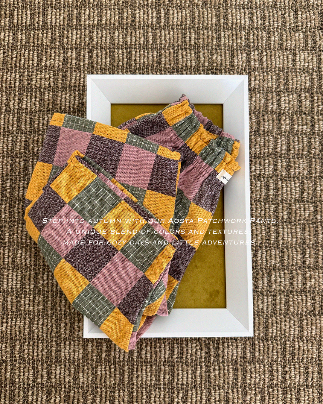 ［Aosta］Patchwork Pants