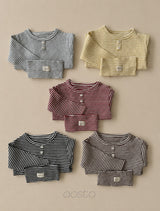 ［Aosta］Cookie Stripe Tee