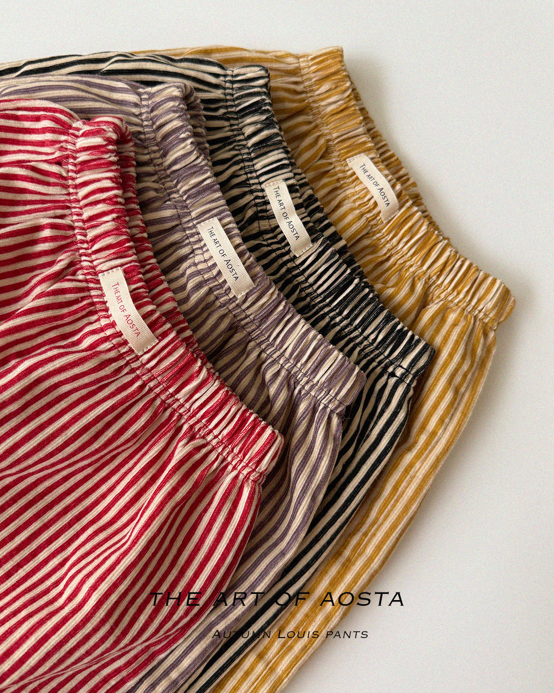 ［Aosta］Louis Stripe Pants