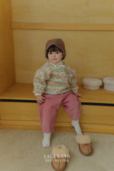 ［Lala land］Corduroy fleece bonnet (baby)