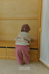 ［Lala land］Corduroy fleece bonnet (baby)