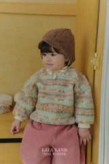 ［Lala land］Corduroy fleece bonnet (baby)