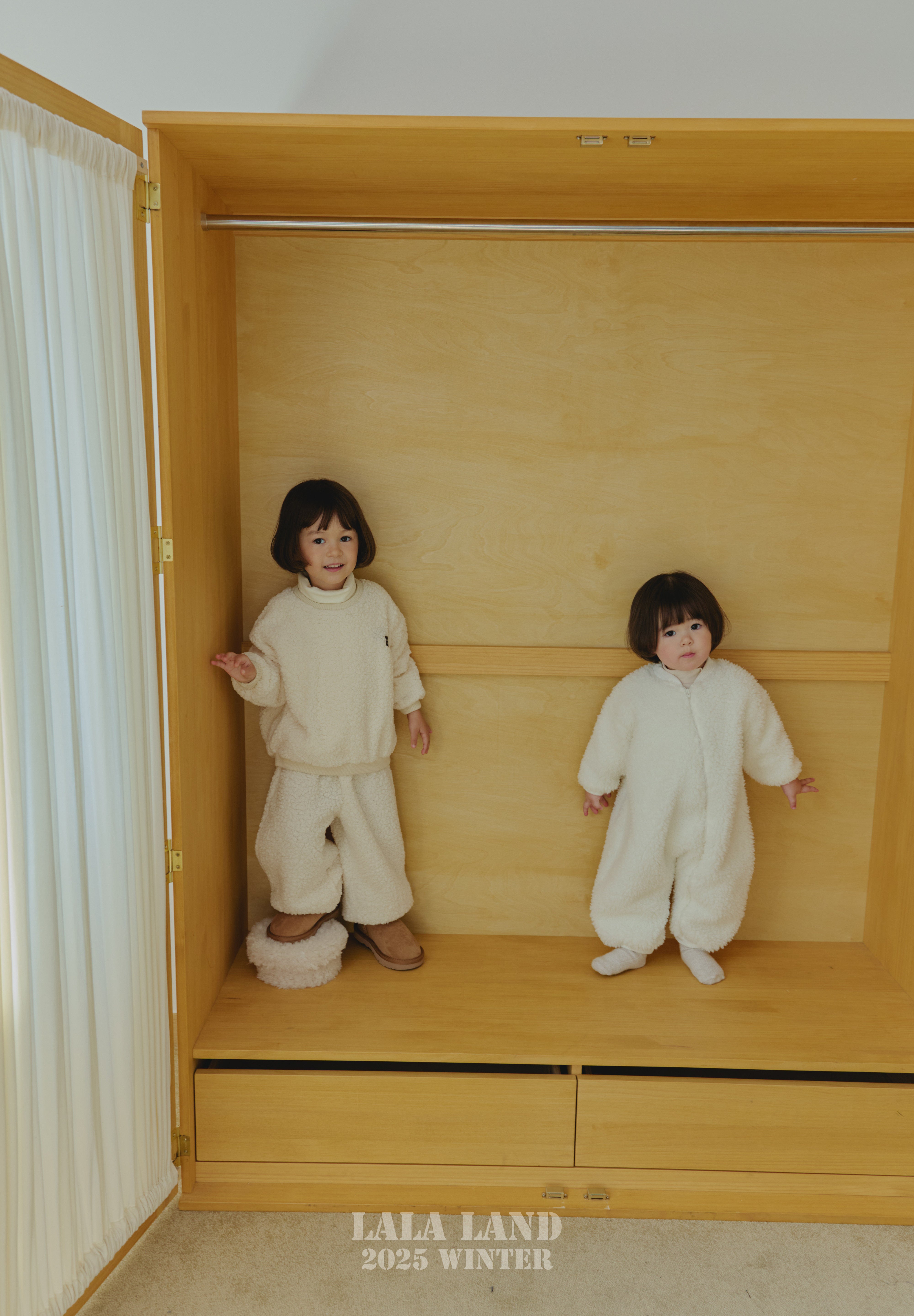 ［Lala land］Poodle zip suit (baby)